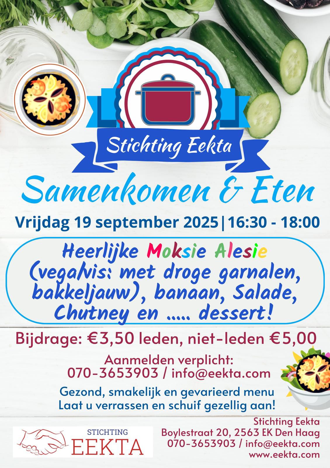 Samenkomen en Eten 19-09-2025