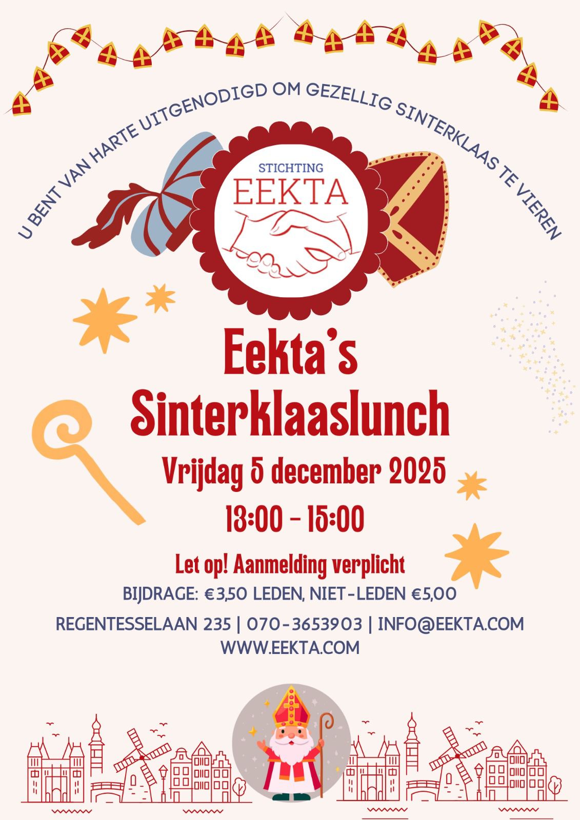 Uitnodiging Sinterklaaslunch 🚢 🥕 📕