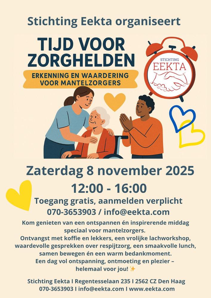Haagse Mantelzorgdagen bij Eekta 2025