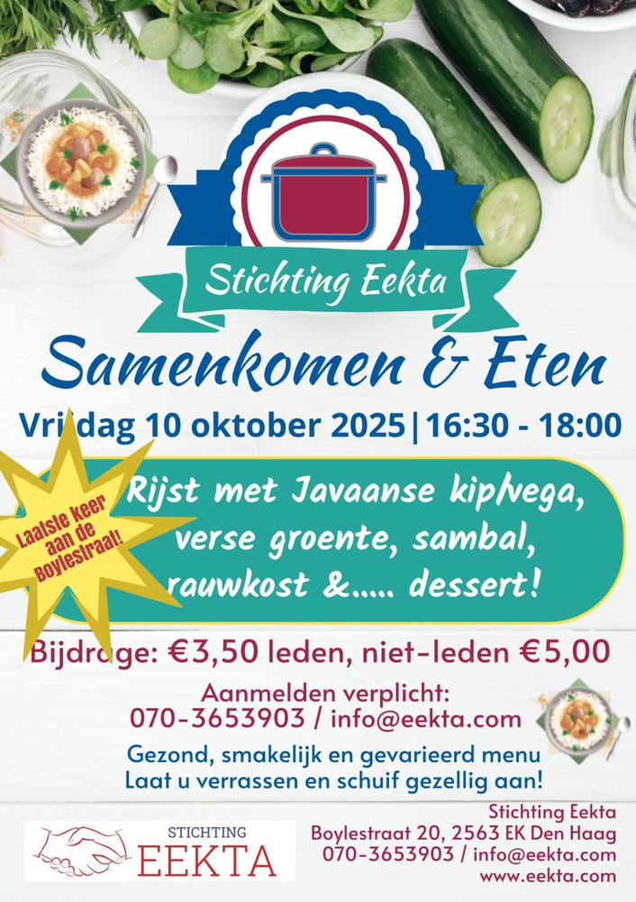 Samenkomen en Eten 10-10-2025