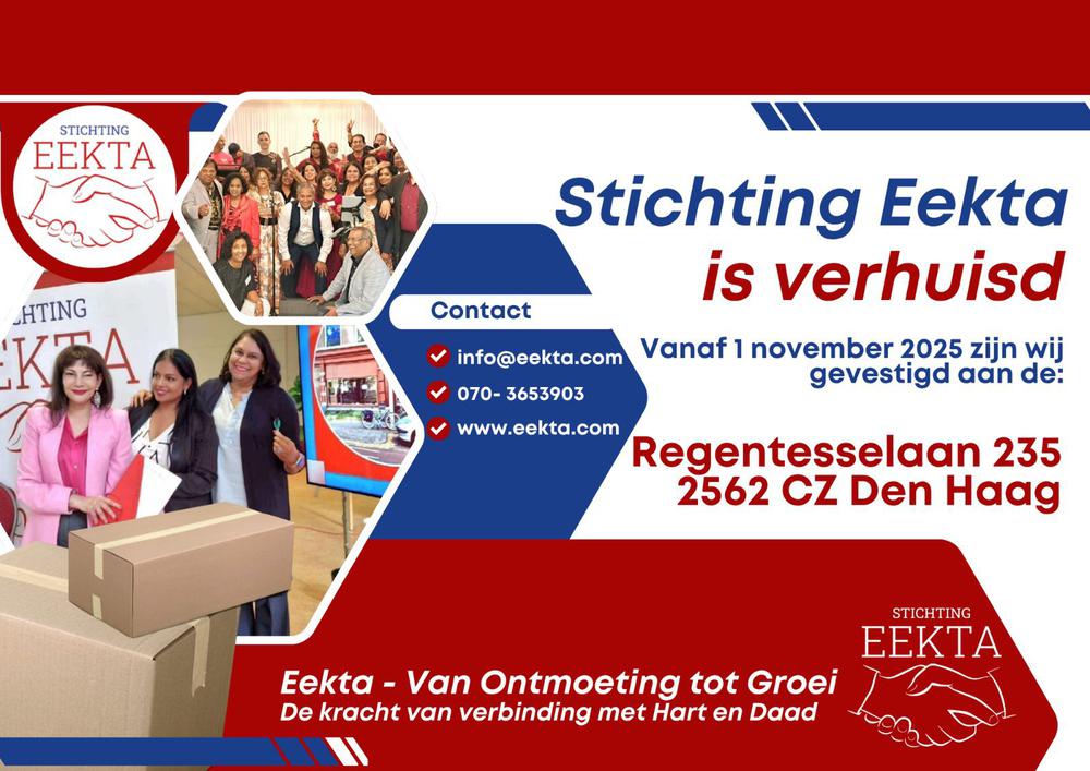 Verhuisbericht van Stichting Eekta
