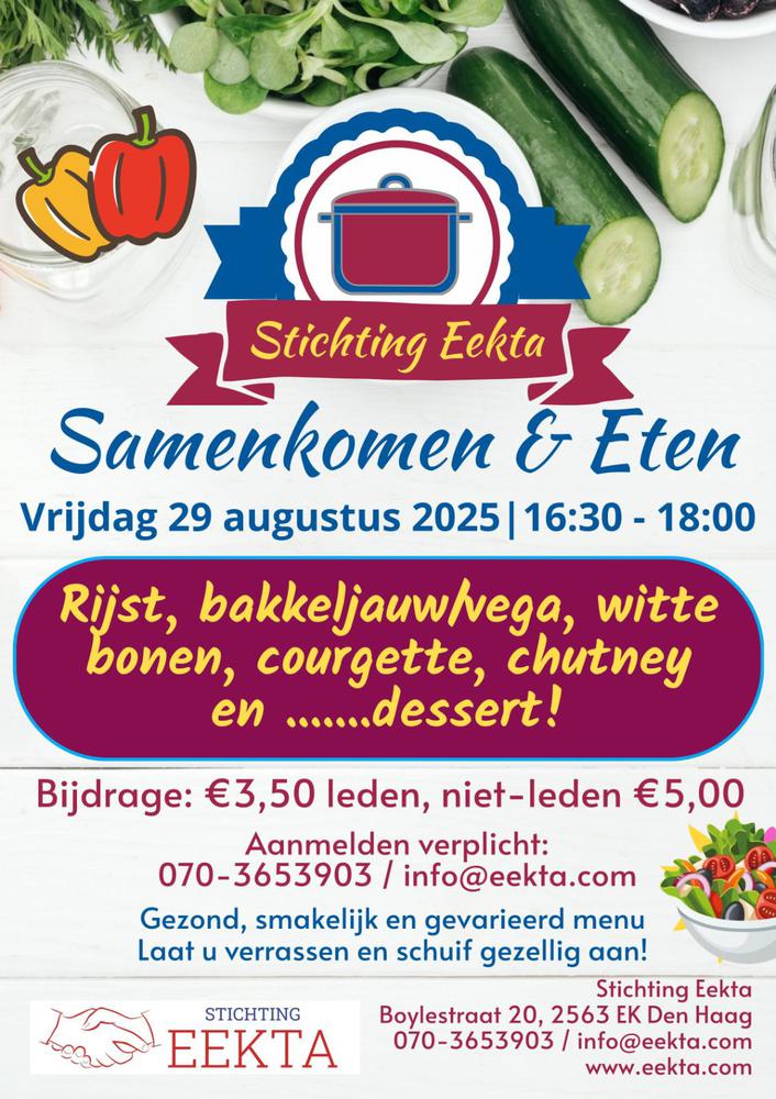 Samenkomen en Eten 29-08-2025
