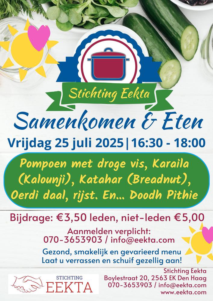 Samenkomen en Eten 25-07-2025