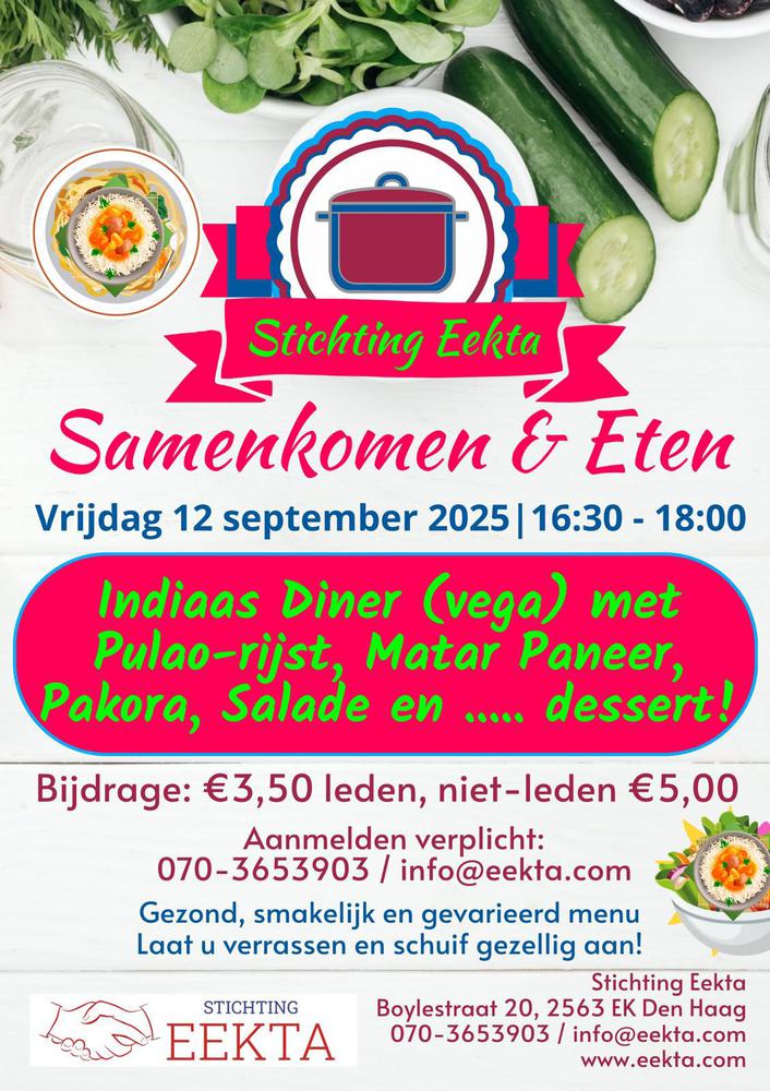 Samenkomen en Eten 12-09-2025